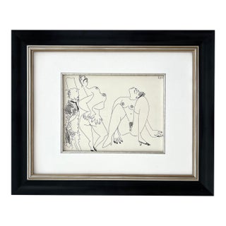 1980s Picasso Gravure Apollinaire Les Onze Mille Verges 8 Framed For Sale