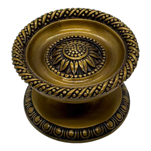 Henredon Large Classical Knob Antique Brass