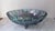 Mid-Century Modern Vintage 1970s Indiana Glass Iridescent Blue Carnival Glass Harvest Grape Footed Centerpiece Bowl.. For Sale - Image 3 of 10