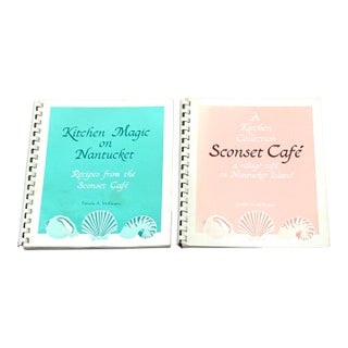 Vintage Set 'Sconset Cafe Cookbooks For Sale