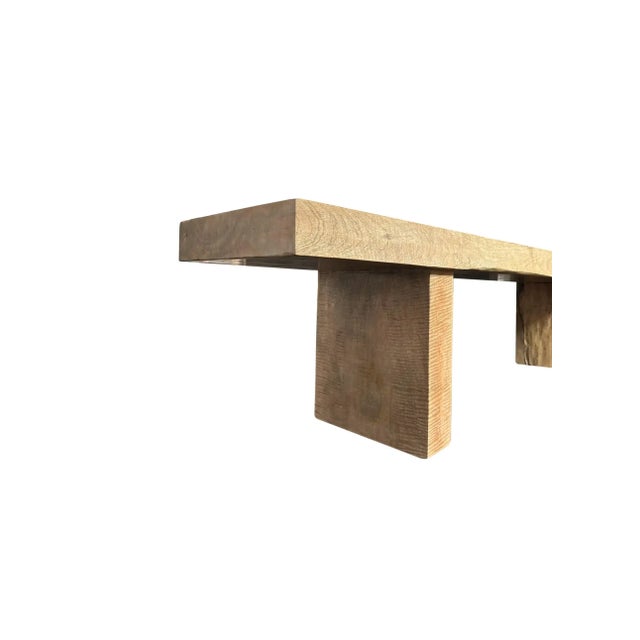 Not Yet Made - Made To Order Sculptural Mango Wood Bench Modern Organic For Sale - Image 5 of 5