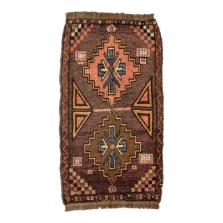 Vintage Mid Century Turkish Rug For Sale