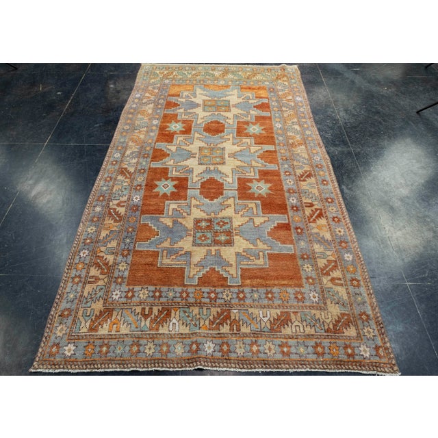 Turkish Vintage Rug 4'3" x 7'9" #17981 Explore a curated collection of hallway runners, wool rugs, and handmade...