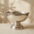 Vintage Mid Century Modern Silver Plate Pedestal Punch Bowl Set With 24 Cups - 25 pcs For Sale - Image 4 of 10