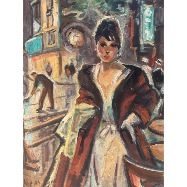 1960s Helmut Wanschap, Figurative Scene, 1963, Oil on Canvas, Framed For Sale - Image 5 of 9