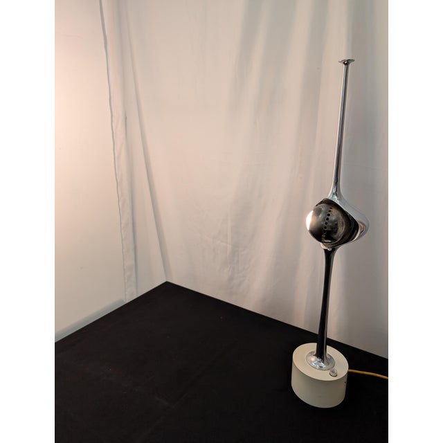 Cobra Table Lamp in Chromed Steel from Arredoluce Monza, 1960s For Sale - Image 9 of 13