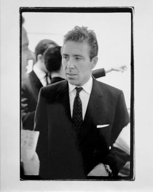 Fred McDarrah, Vintage Signed Silver Gelatin Photograph Dapper Lord Snowdon Photo Suit & Tie, c.1960s