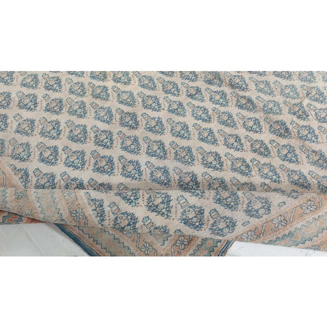 Early 20th Century Oversized Antique Indian Agra Rug For Sale - Image 5 of 9