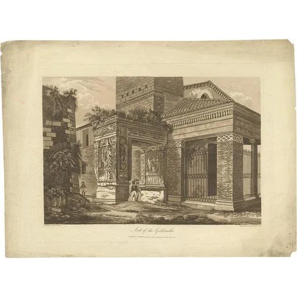 Early 19th Century Abbot, Arch of the Goldsmith, 1820, Paper For Sale - Image 5 of 5