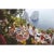 Dining Al Fresco on Capri 1980 Italian artist and actress Domiziana Giordano, Italian author Francesca Sanvitale (1928 –...
