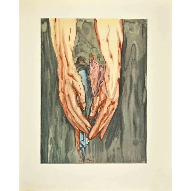 Salvador Dali, Hands of Antaeus, Woodcut Print, 1963 For Sale - Image 4 of 4