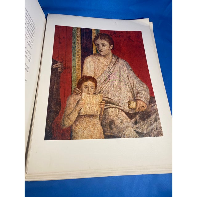 1950s 1955 Olivetti Italian Art Folio Opus Pompejanum Complete Mid-Century Large Book For Sale - Image 5 of 12