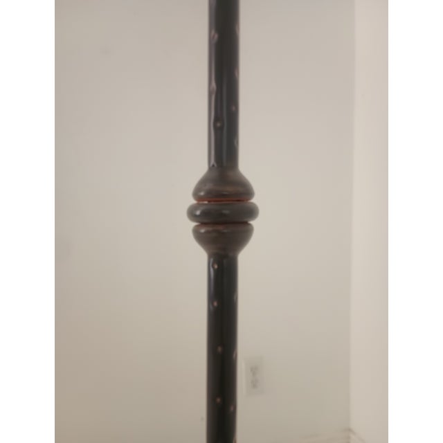 Vintage Wrought Iron Floor Lamp For Sale - Image 13 of 15