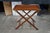 Mid 20th Century Baker Furniture Expandable Party Butler Mahogany Removable Serving Tray Table For Sale - Image 6 of 18