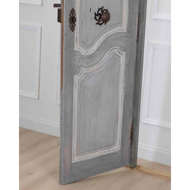 18th Century Painted Double-Sided Communication Door For Sale - Image 10 of 12