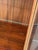 Louis XVI Style Glass Display Cabinet with Decorative Metal Mounts For Sale - Image 5 of 9