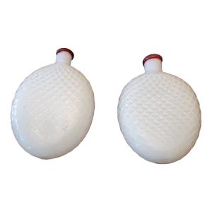 Vintage Murano Style Mid Century Modern Experimental Studio Bottles- a Pair