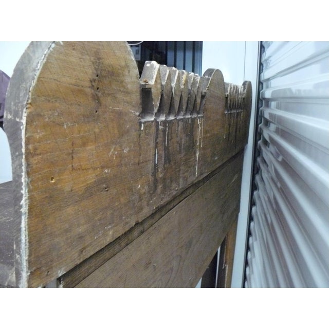 Early 20th C. Folk Art Pine Mantle For Sale - Image 9 of 18