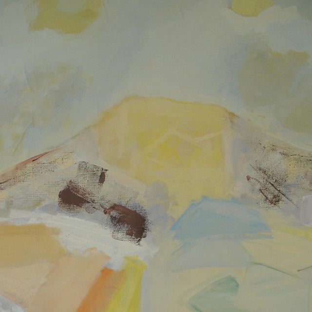 20th Century Abstract Expressionist Landscape Original Painting by Linda Kolar (D. 2020) For Sale - Image 11 of 13
