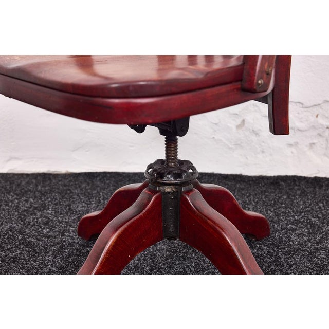 Vintage Capua Chair in Beech and Mahogany by Adolf Loos for Thonet, 1920s For Sale - Image 13 of 18