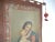 19th Century Italian Religious Banner Ave Maria Oliograph With Tassels For Sale - Image 4 of 13