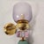 Metal 1990s Purple and Green Murano Glass Sconces - a Pair For Sale - Image 7 of 11