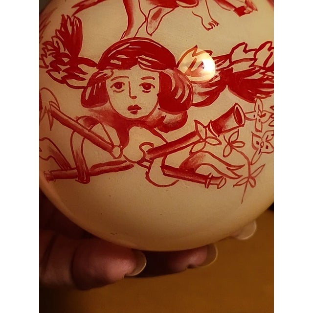 Glass 1990s Pierre Deux French Country Glass Christmas Ornament For Sale - Image 7 of 8