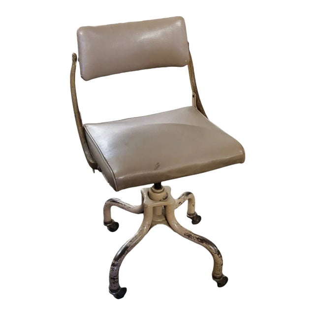 1960s Upholstered Office Chair by Domore For Sale