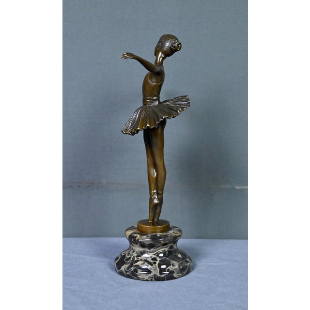 Crespain, Ballerina, Early 20th Century, Bronze For Sale - Image 12 of 14