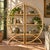 Brown 84-Inch Rattan Half-Round Etageres With Smoked Glass Shelves - A Pair For Sale - Image 8 of 8