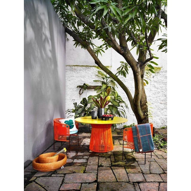 Black Green Caribe Dining Chair by Sebastian Herkner, Set of 4 For Sale - Image 8 of 18