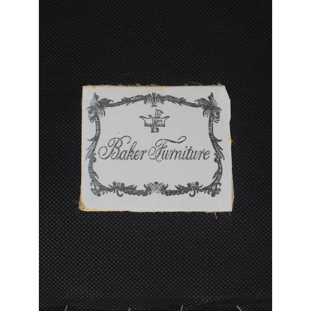 Baker Colonial Williamsburg Blue & Yellow Settee Sofa For Sale - Image 18 of 18