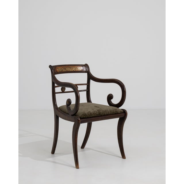 19th Century Regency Sabre-Leg Armchair For Sale - Image 14 of 17