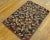American Captivating Colorful With Jewel Tones Antique American Crazy Quilt Pattern Hooked Rug For Sale - Image 3 of 9