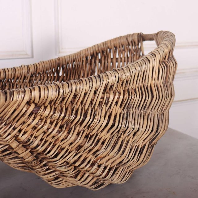 French Grape Picking Basket, 1920s For Sale - Image 3 of 6