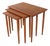 Danish Nesting Tables, Set of 3 For Sale