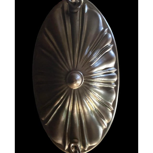 1910s Two Light Sheffield Chandelier For Sale In South Bend - Image 6 of 7