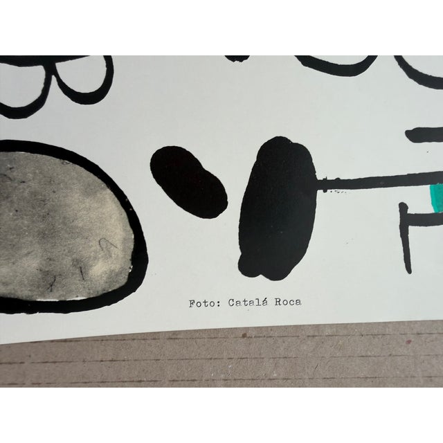 Artema Gallery Exhibition Poster from Joan Miró, Barcelona, 1980s For Sale - Image 10 of 11