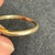 Gold Vintage 14k Gold & Diamond Ring Swirled Freeform Cluster Three Stone Size 6.25 For Sale - Image 8 of 11