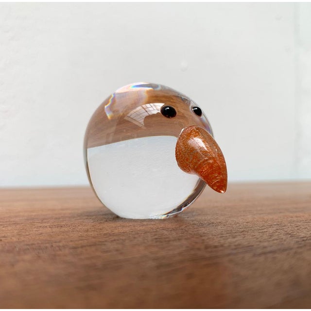 Vintage Italian Handmade Glass Bird from Collevilca, Italy For Sale - Image 15 of 15