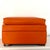 Vintage Orange Vinyl Storage Ottoman, Rectangular For Sale - Image 9 of 12