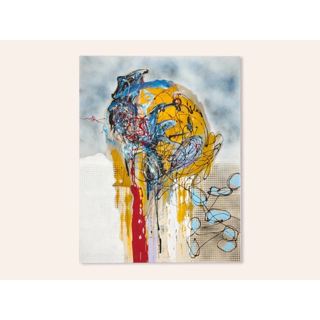 Ideas, Mixed Media on Canvas For Sale - Image 9 of 9