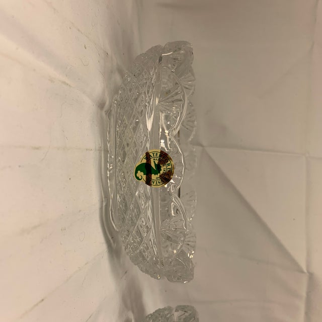 1990s Waterford Crystal Miniature Oval Centerpiece Bowl - Pair For Sale - Image 5 of 6