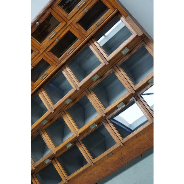 Large Dutch Oak Shop Cabinet, 1920s For Sale - Image 4 of 18