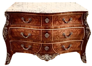 Louis XV Commode with Marble Top