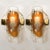 Murano Clear and Orange Glass Wall Lights, 1970s, Set of 2 For Sale - Image 12 of 12