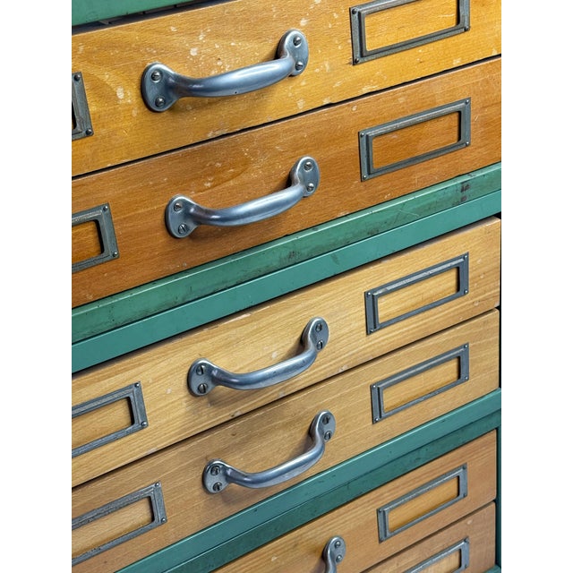 1970s Vintage Tool or Apothecary Cabinet, GDR, 1970s For Sale - Image 5 of 8