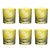 Traditional ARTEL Verdure Double Old Fashioned Glasses, Olive - Set of 6 For Sale - Image 3 of 3