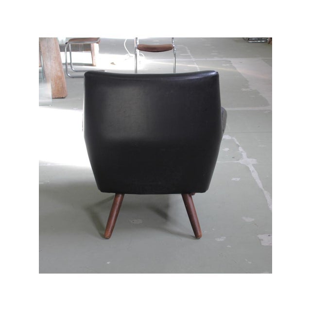 Vintage Black Armchair, 1960s For Sale - Image 6 of 10