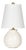 Amoria Mini Lamp with Scalloepd Shade For Sale